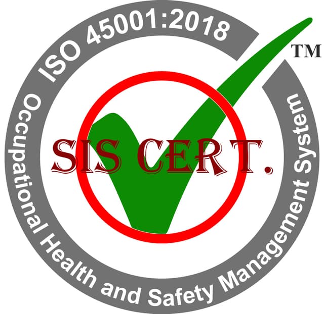 ISO 45001:2018 certification logo